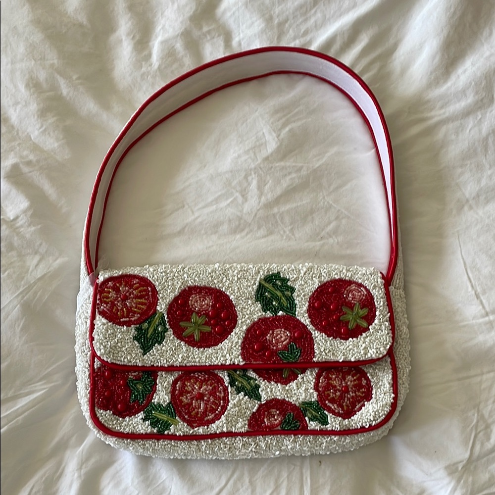 NWT TikTok Viral Beaded Bag - Tomatoes - Picture 4 of 10